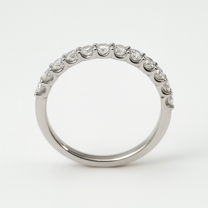 18ct White Gold Lab Diamond Eternity Ring