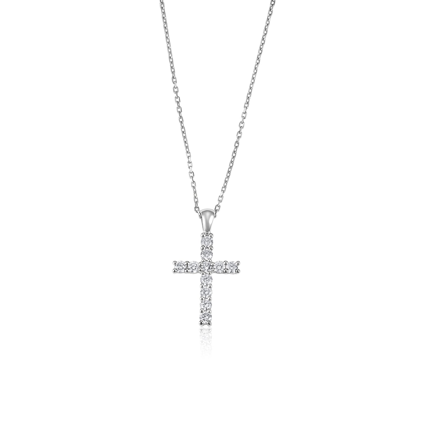 Diamond Cross Pendant - Robert Anthony Jewellers, Edinburgh