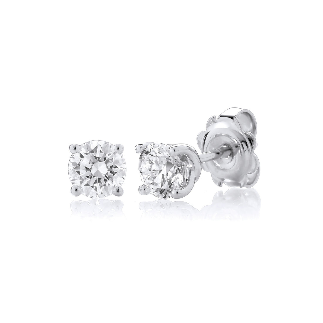 18CT White Gold Fancy Diamond Earrings (1.00cts) - Robert Anthony Jewellers, Edinburgh