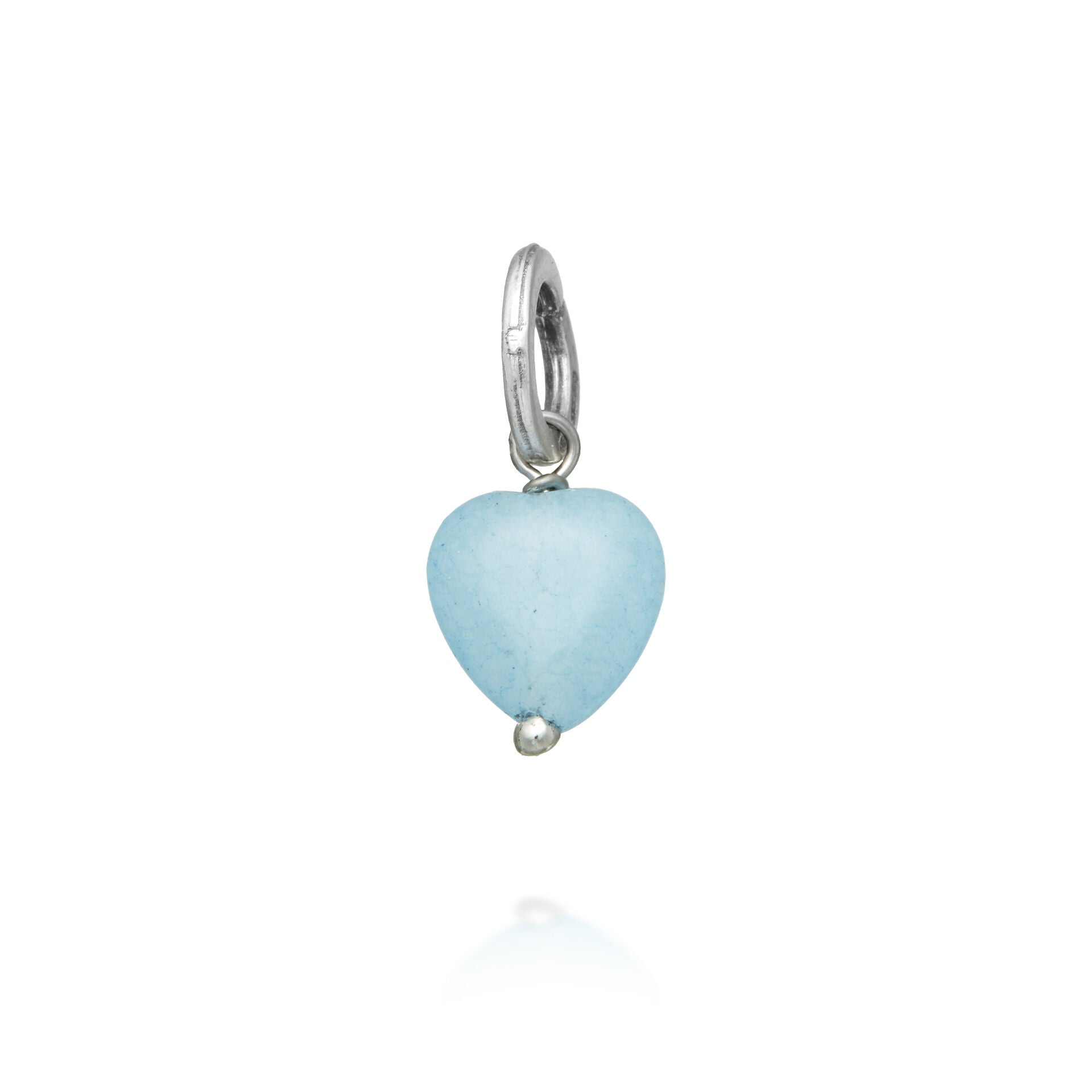Giovanni Raspini Angelite Blue Heart Charm - Robert Anthony Jewellers, Edinburgh