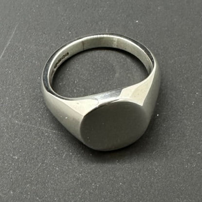 Silver Signet Ring — Various Shapes