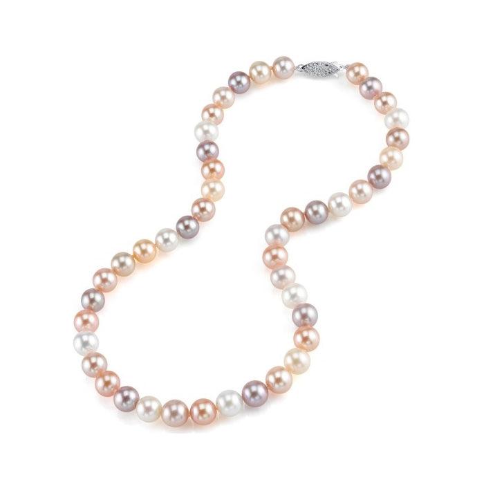 Multi-Colour Pearl Necklace - Robert Anthony Jewellers, Edinburgh