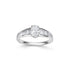 18ct White Gold Oval and Baguette Diamond Ring - Robert Anthony Jewellers, Edinburgh