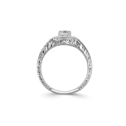 18ct White Gold Diamond Cluster Ring