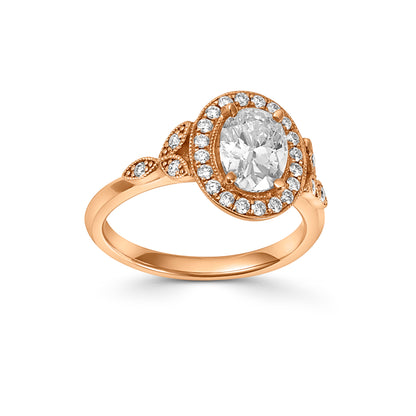 Oval Diamond Cluster Ring - Robert Anthony Jewellers, Edinburgh