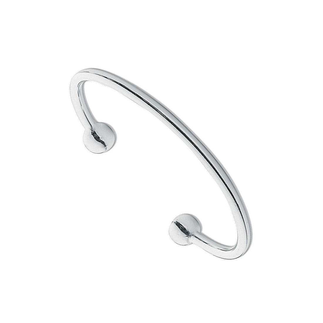 Silver Baby Torque Bangle - Robert Anthony Jewellers, Edinburgh