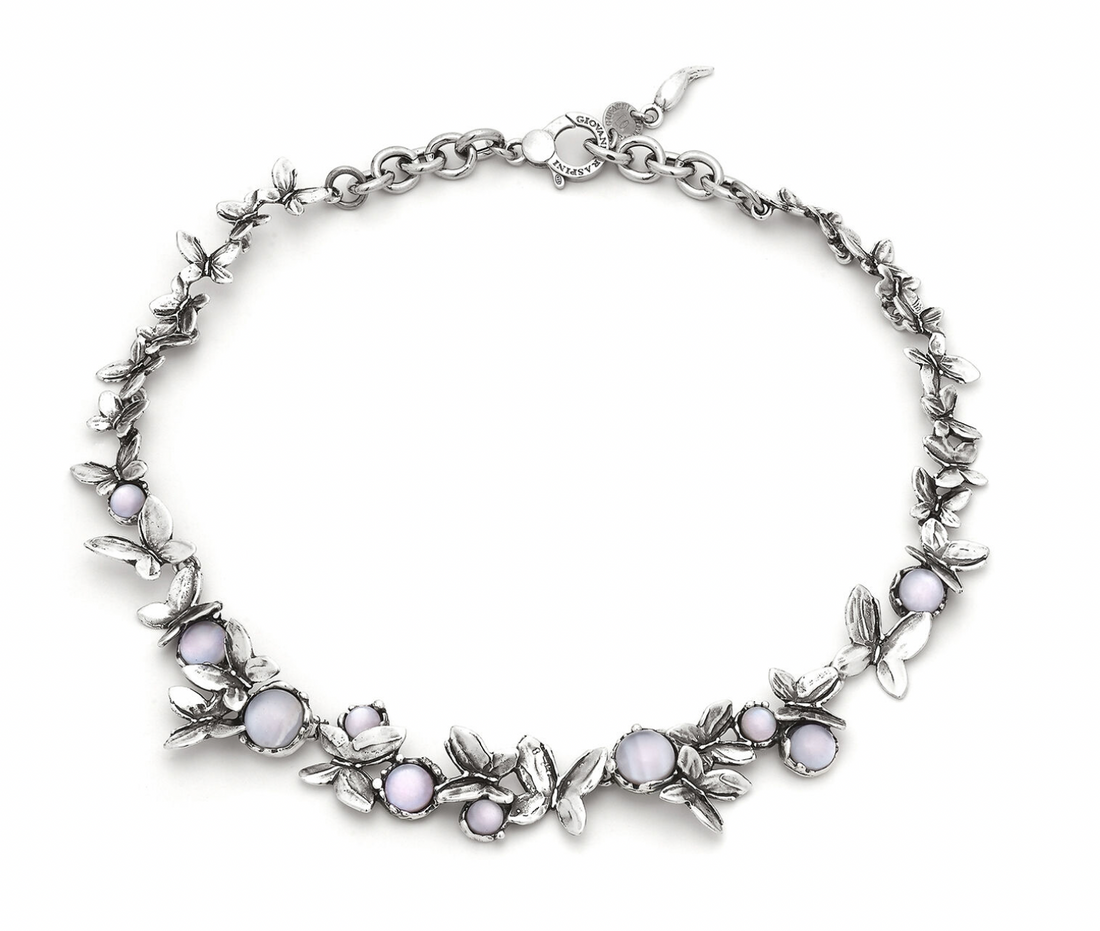 Pink Butterfly Necklace