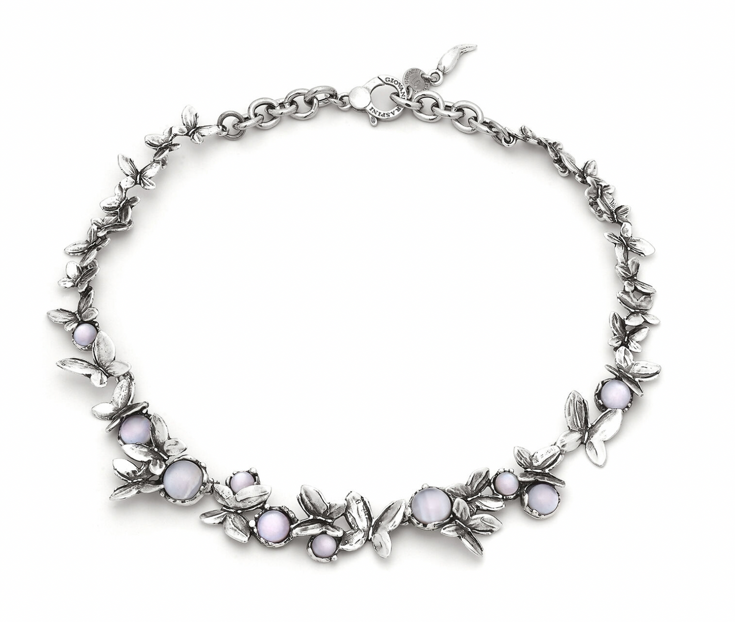 Pink Butterfly Necklace