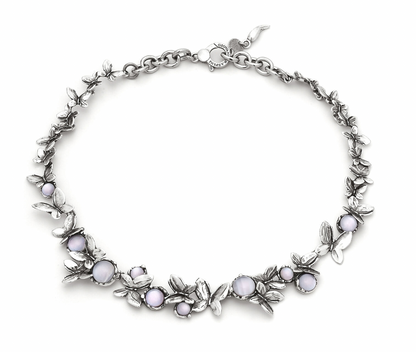 Pink Butterfly Necklace