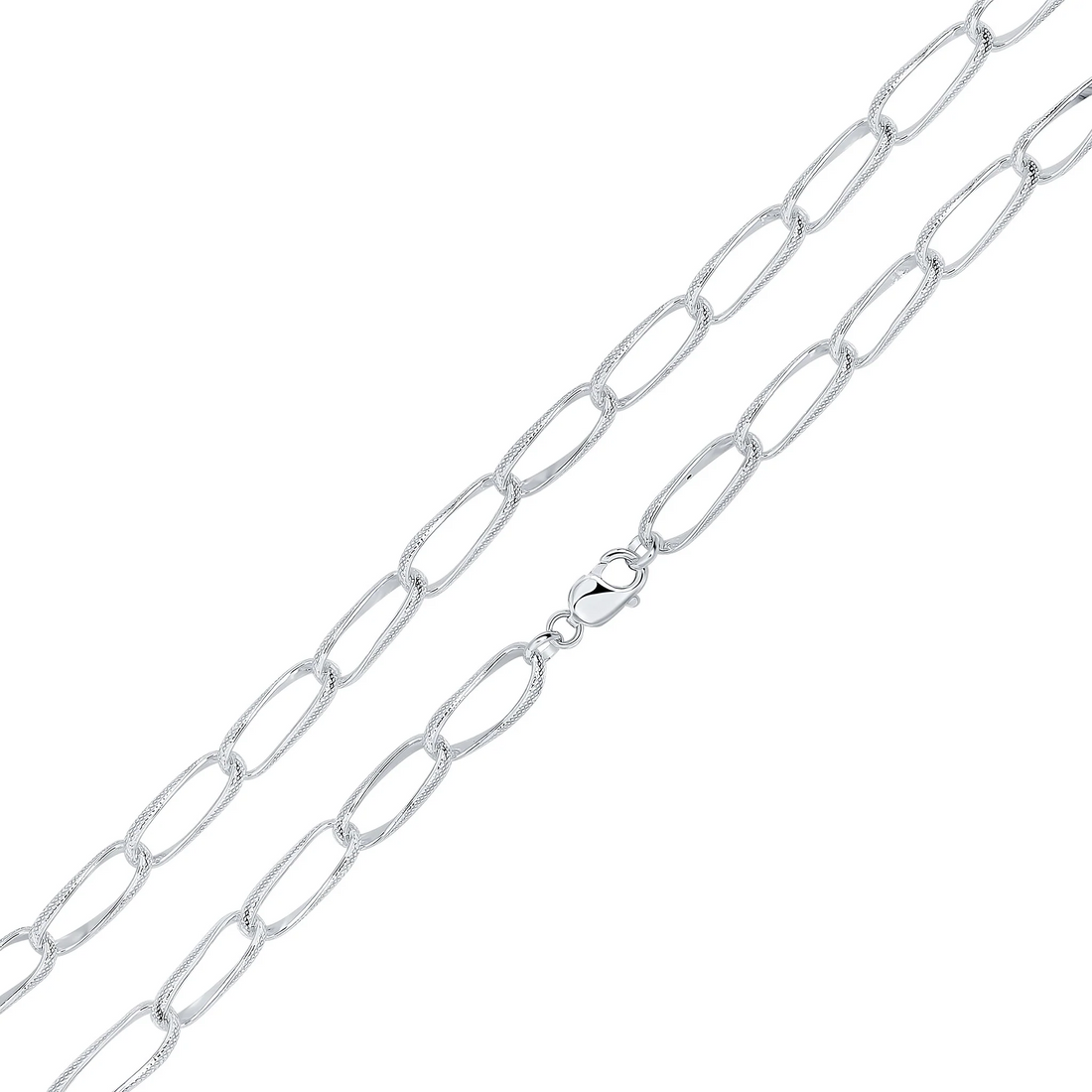 Silver Handmade 10mm Loose Curb Chain or Bracelet - Robert Anthony Jewellers, Edinburgh