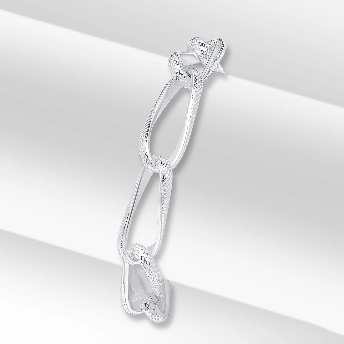 Silver Handmade 10mm Loose Curb Chain or Bracelet - Robert Anthony Jewellers, Edinburgh