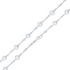 Silver Handmade 8.5mm Heart Twist Chain - Robert Anthony Jewellers, Edinburgh