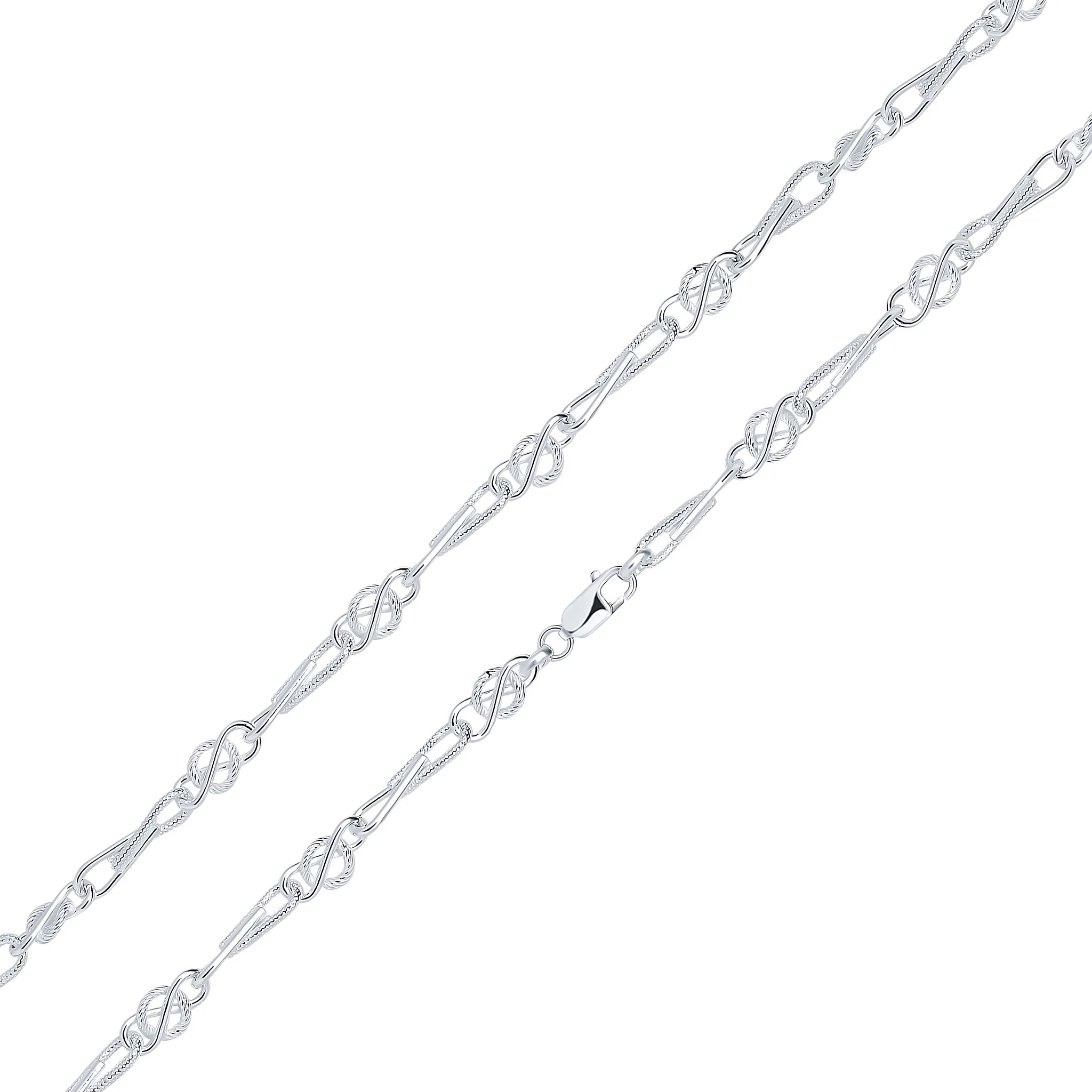 Silver Handmade 9mm Celtic Twist Chain — Bracelet or Necklace - Robert Anthony Jewellers, Edinburgh