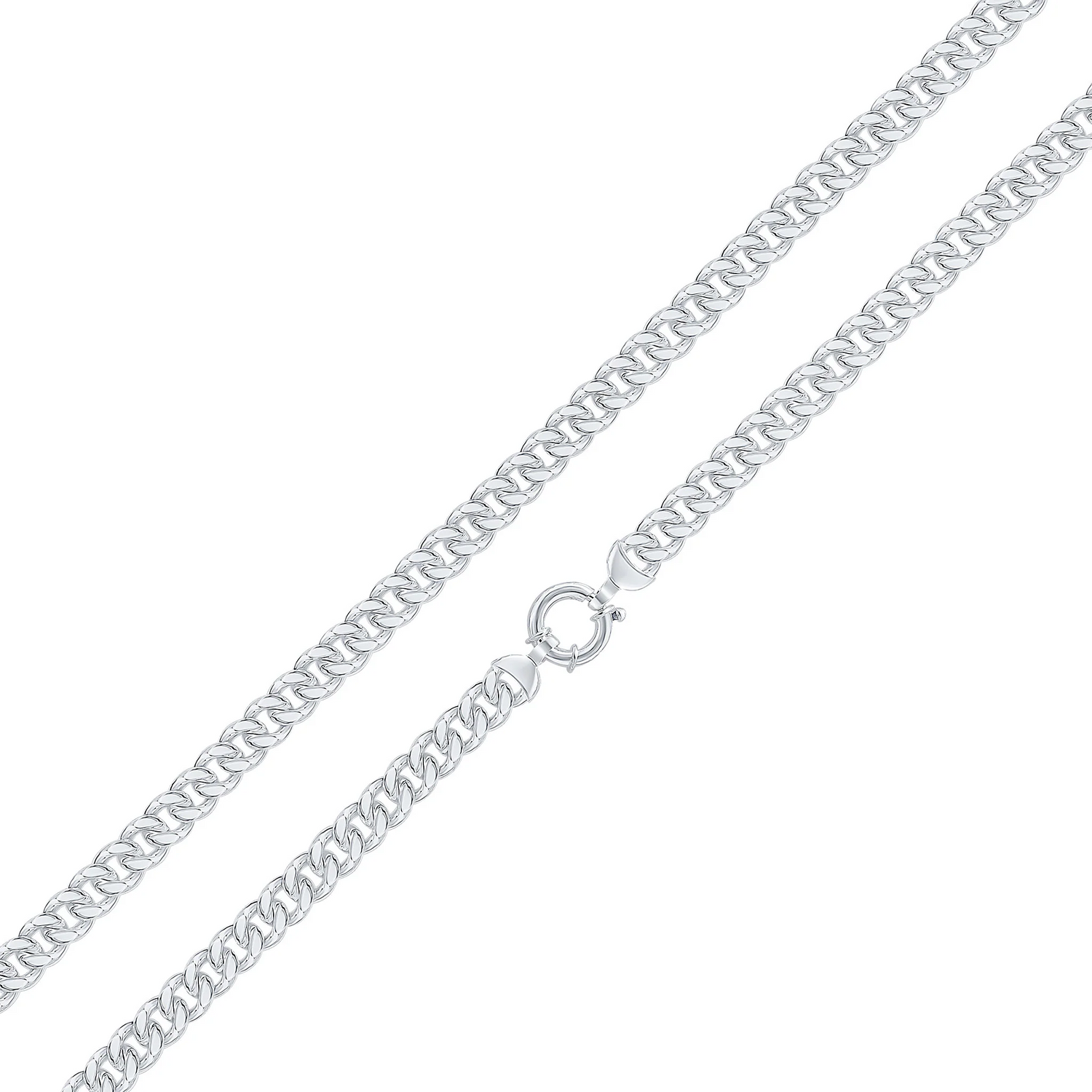 Silver Handmade 9mm Curb Chain or Bracelet - Robert Anthony Jewellers, Edinburgh