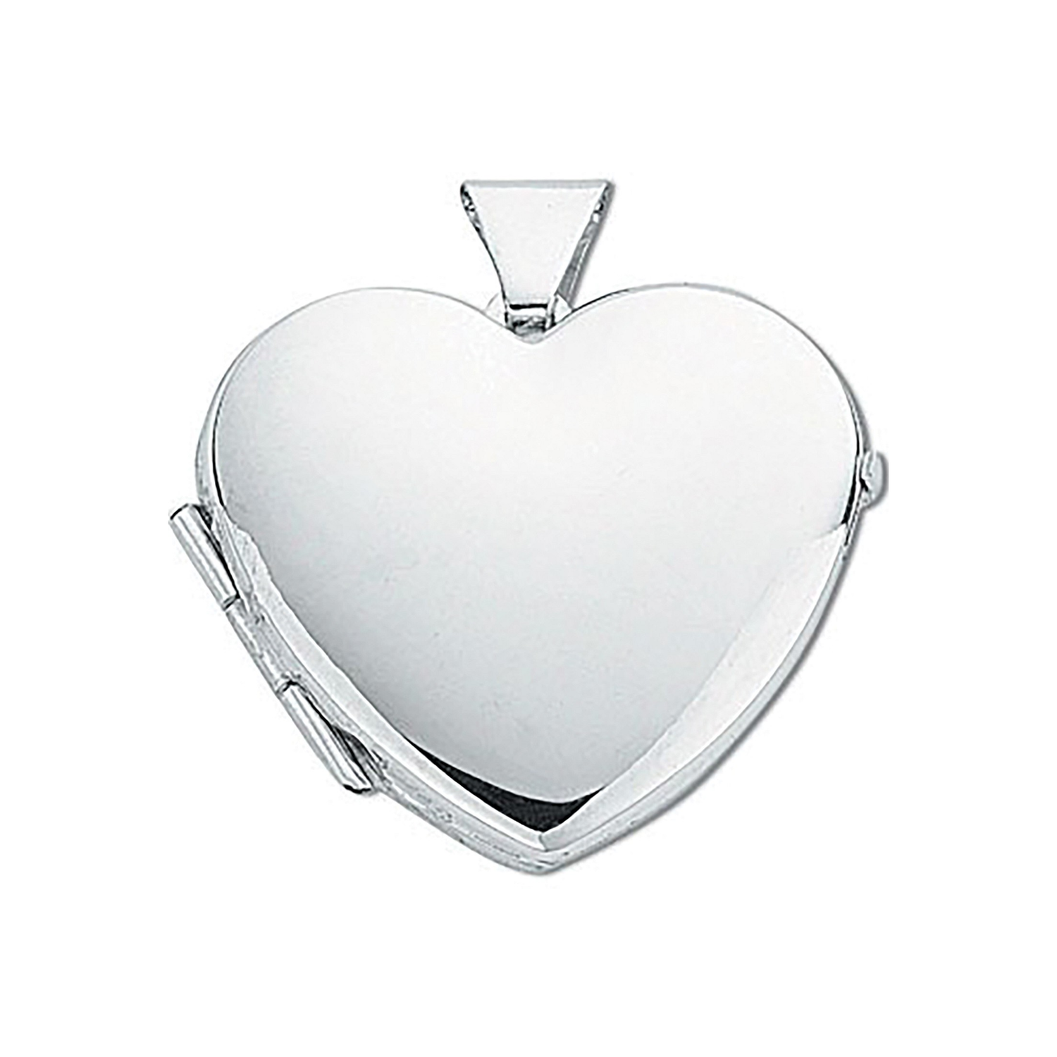 Silver Heart Shaped Locket — Small/Medium (3.3g) - Robert Anthony Jewellers, Edinburgh