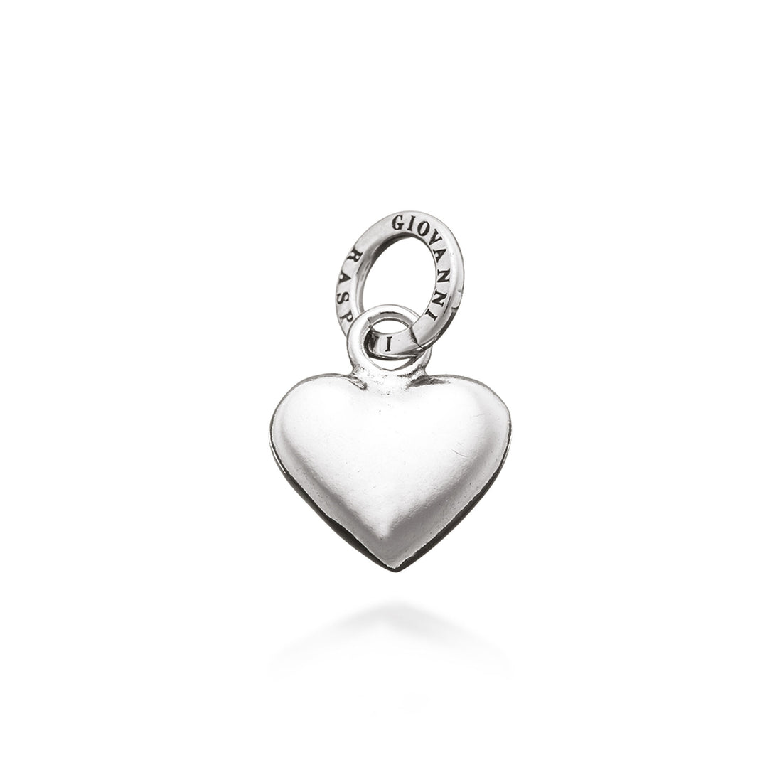 Giovanni Raspini Silver Heart Charm - Robert Anthony Jewellers, Edinburgh