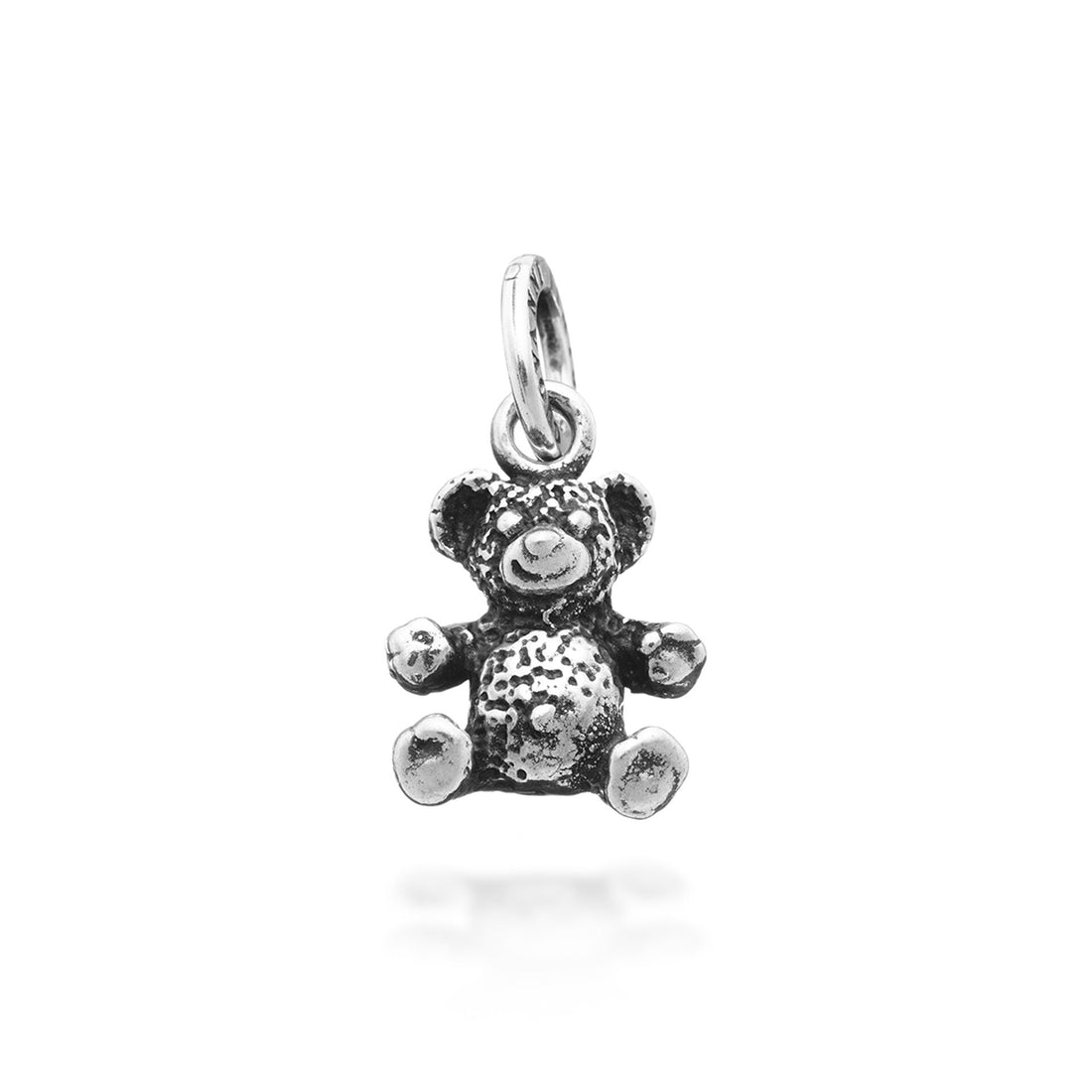 Giovanni Raspini Silver Teddy Bear Charm - Robert Anthony Jewellers, Edinburgh