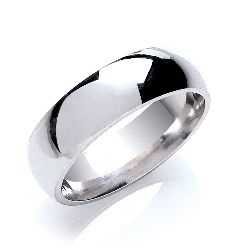 7mm Classic 9ct Traditional Court Shaped Wedding Band - Robert Anthony Jewellers, Edinburgh