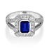 18CT White Gold Tanzanite and Diamond Ring - Robert Anthony Jewellers, Edinburgh