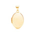 9ct Yellow Gold Oval Plain Locket (1.1g) - Robert Anthony Jewellers, Edinburgh