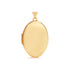 9ct Yellow Gold Oval Plain Locket (2.3g) - Robert Anthony Jewellers, Edinburgh