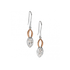 Fiorelli Rose Gold Plated & Silver CZ Earrings - Robert Anthony Jewellers, Edinburgh