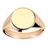 Round Gold Signet Ring - Large - Robert Anthony Jewellers, Edinburgh