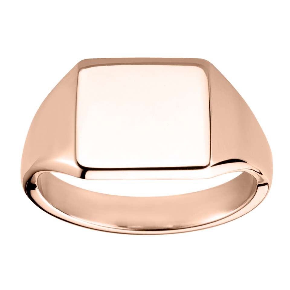 Square Gold Signet Ring - Robert Anthony Jewellers, Edinburgh