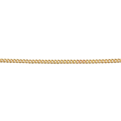 Curb Chain in 9ct Yellow Gold — 46cm (18&