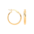 9ct Yellow Gold Hoop Earrings (20mm) - Robert Anthony Jewellers, Edinburgh