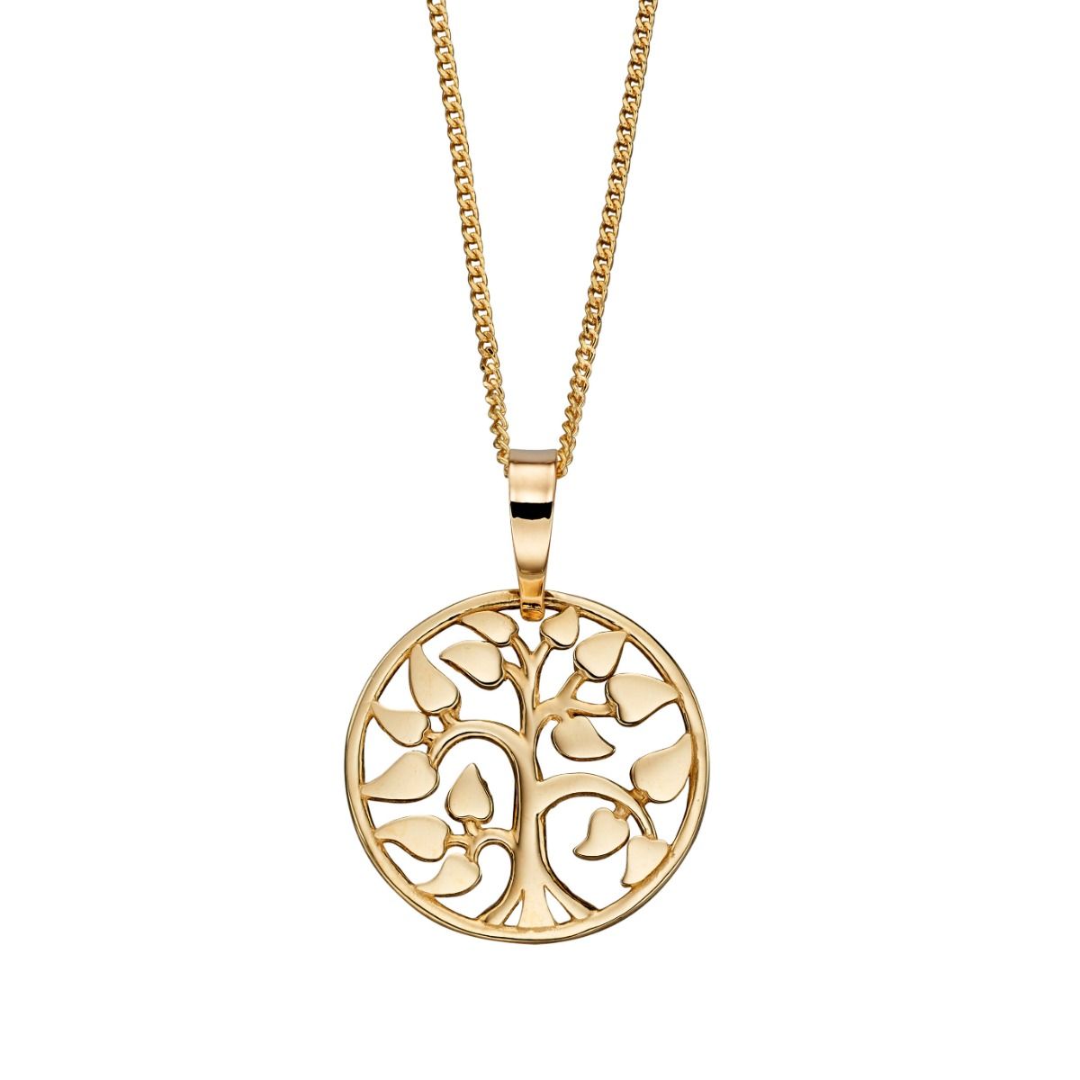 Tree of Life Pendant in 9ct Yellow Gold