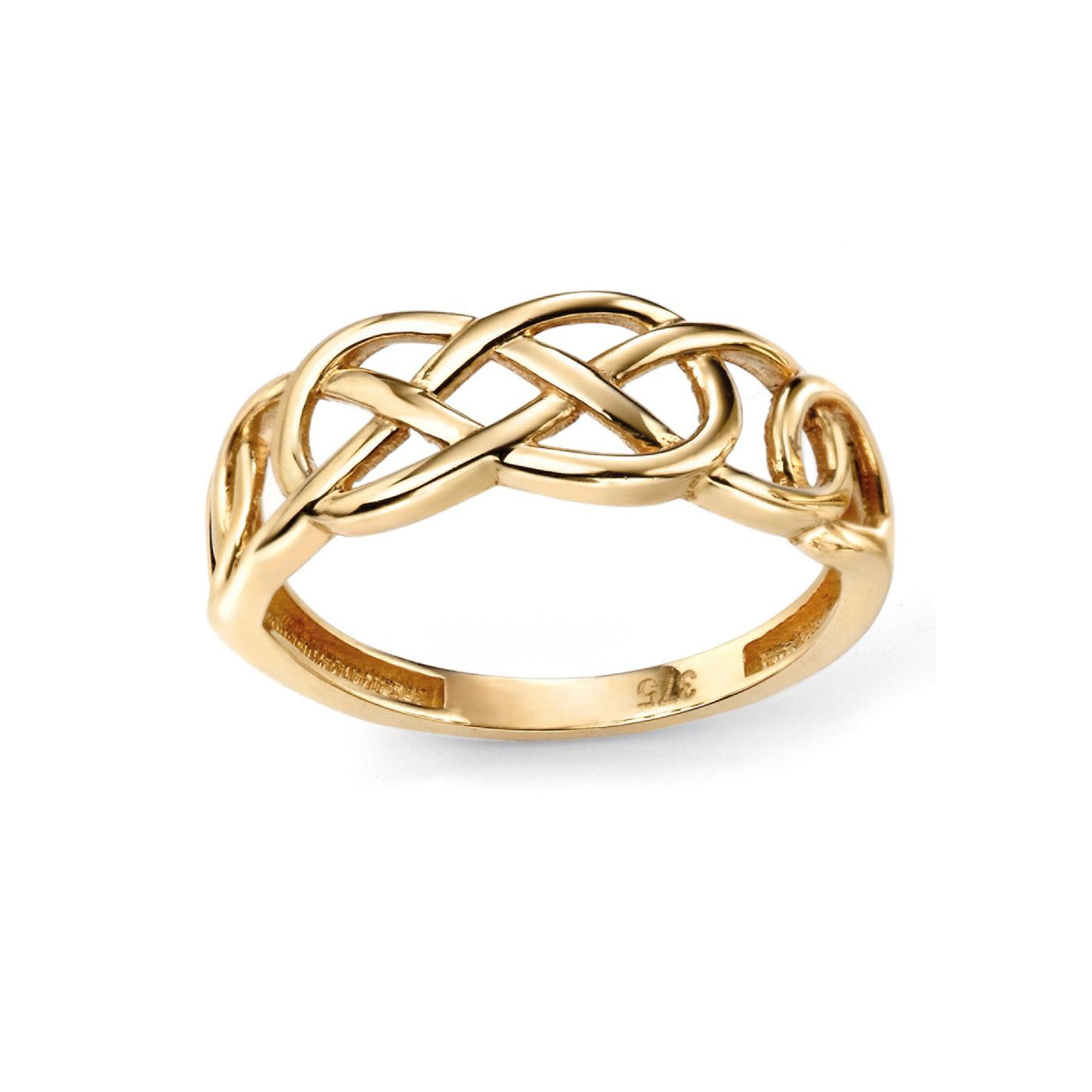 Celtic Pattern Ring in 9ct Yellow Gold