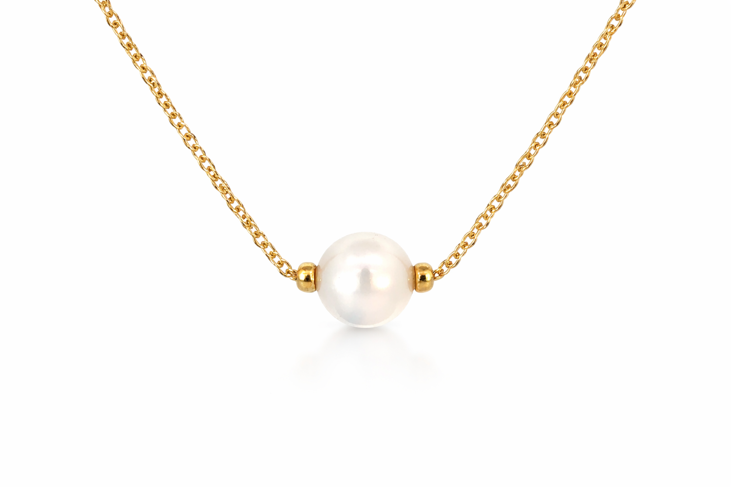 18ct Gold Pearl Necklace