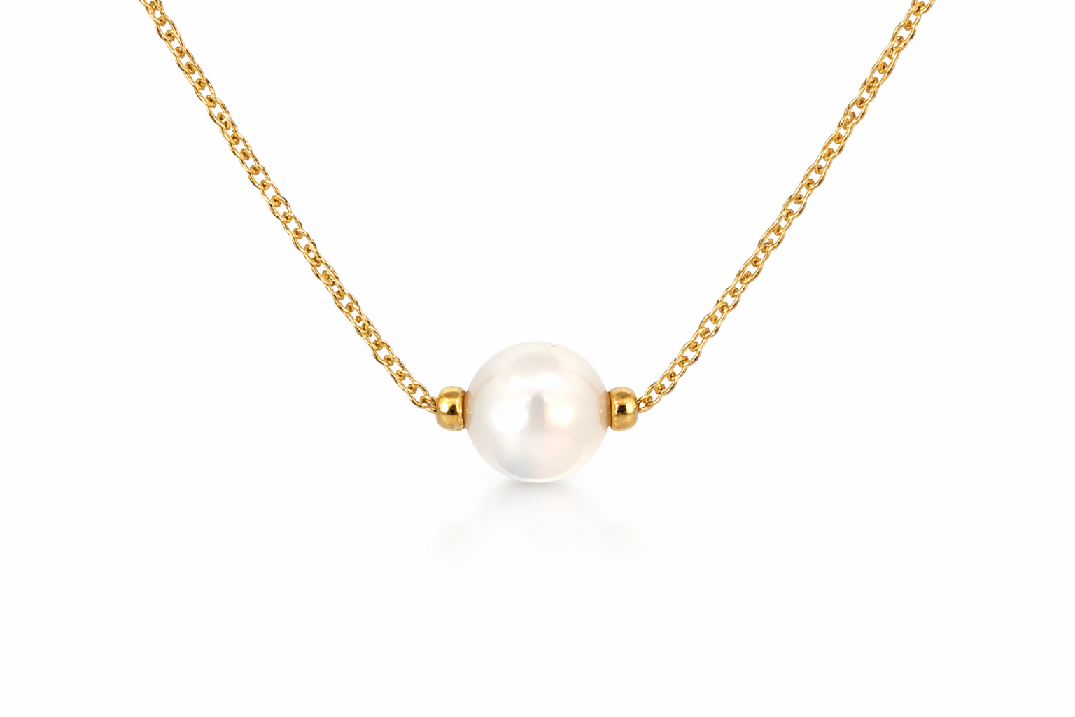 18ct Gold Pearl Necklace