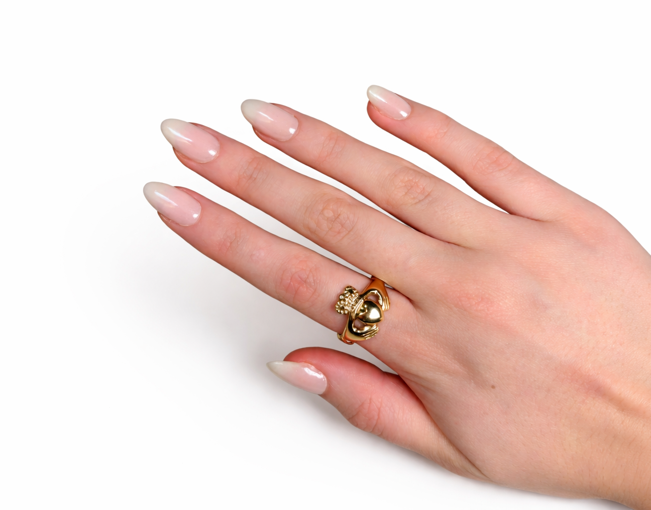 9ct Yellow Gold Claddagh Ring