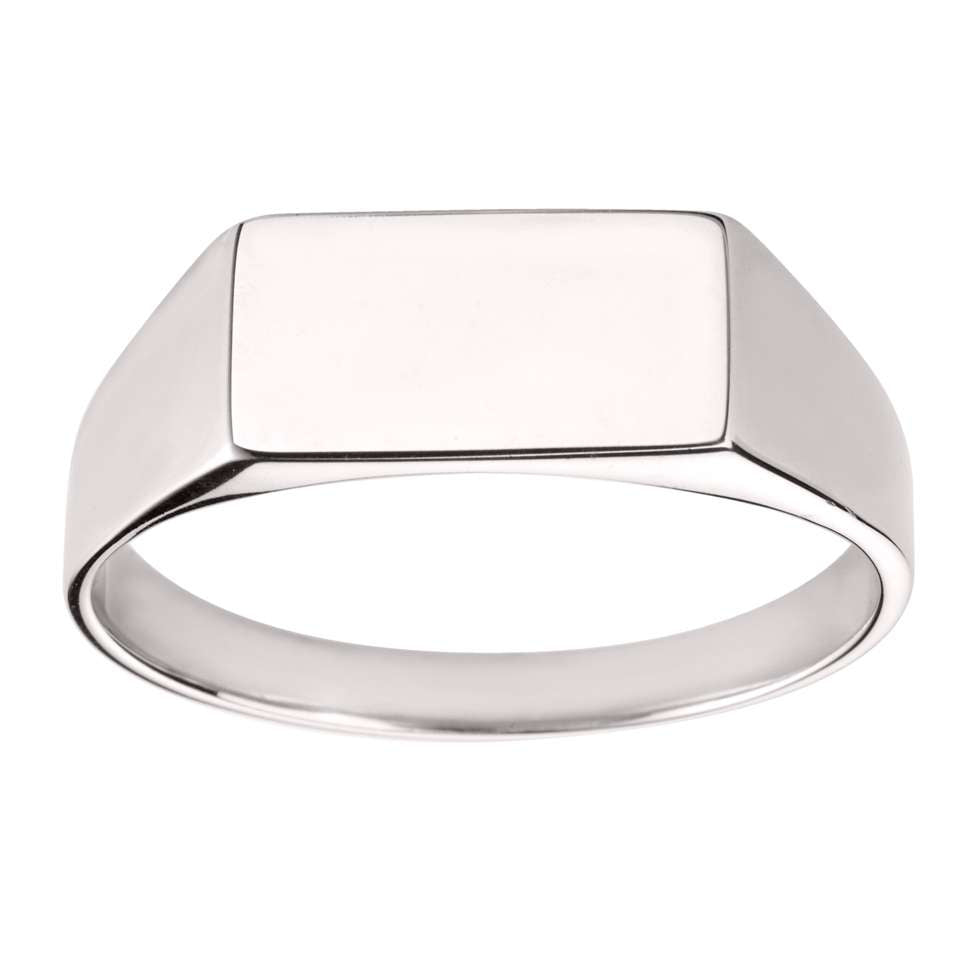 Rectangle Gold Signet Ring - Robert Anthony Jewellers, Edinburgh