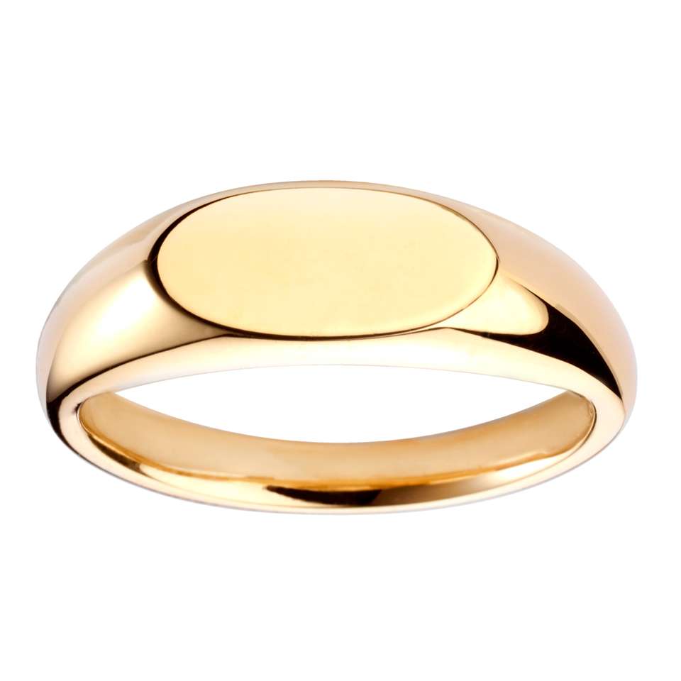 Oval Gold Signet Ring - Robert Anthony Jewellers, Edinburgh