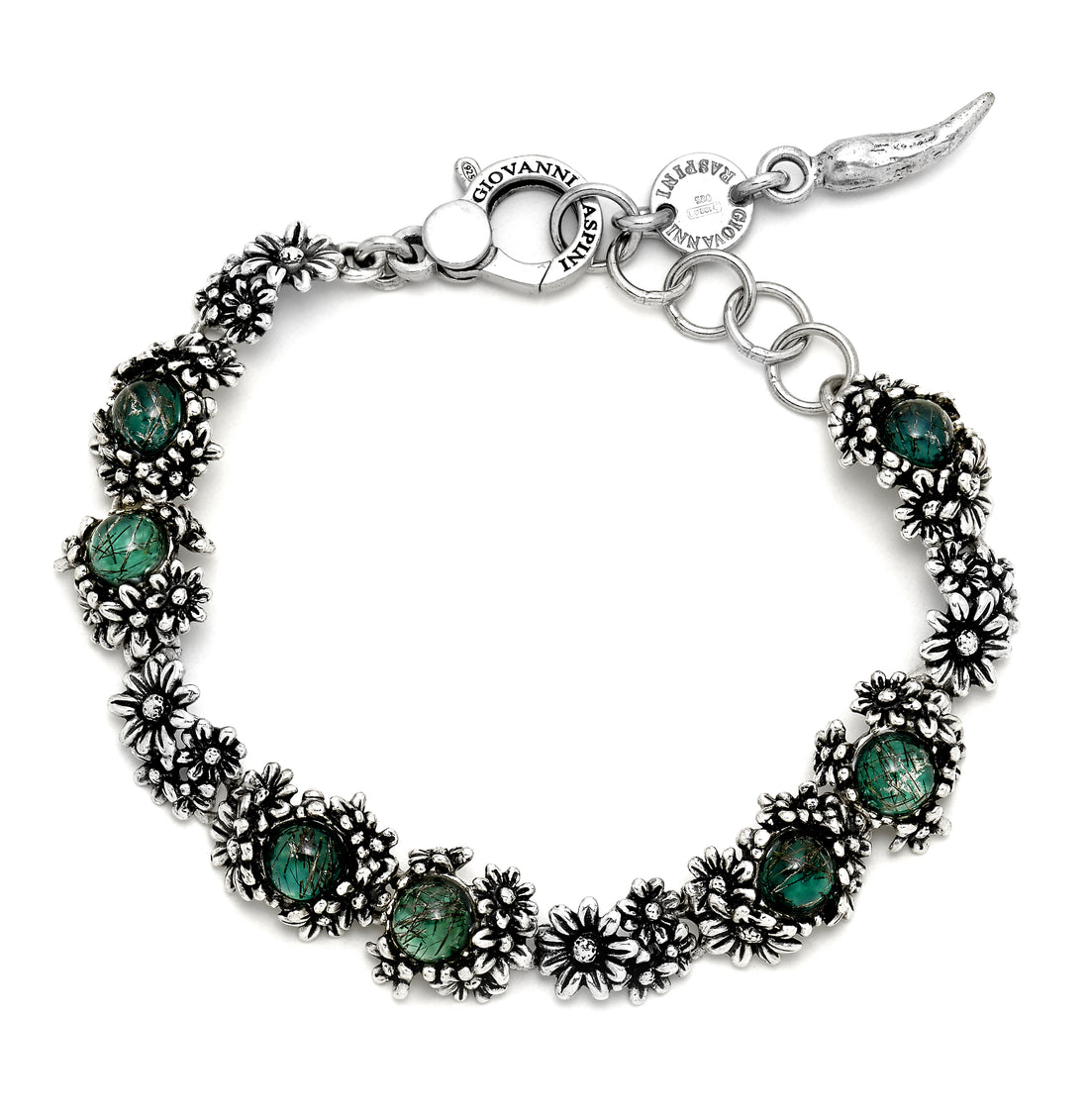 Giovanni Raspini Daisies Garden Bracelet - Robert Anthony Jewellers, Edinburgh