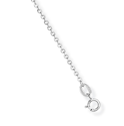 9CT White Gold Convertible Trace Chain — Extendable 16 to 18-inch - Robert Anthony Jewellers, Edinburgh