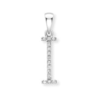 9ct. White Gold Diamond Alphabet Letter Initial - Robert Anthony Jewellers, Edinburgh