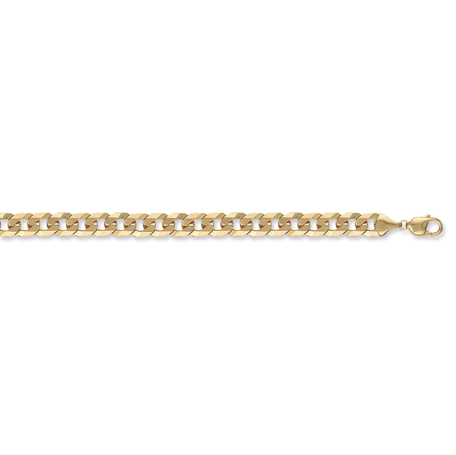 9CT Gold Flat Curb Chain - Robert Anthony Jewellers, Edinburgh