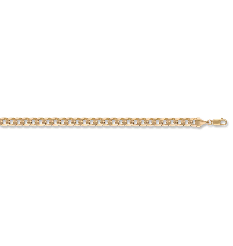 9CT Gold Flat Curb Chain - Robert Anthony Jewellers, Edinburgh