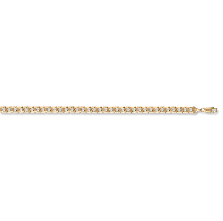 9CT Gold Flat Curb Chain - Robert Anthony Jewellers, Edinburgh
