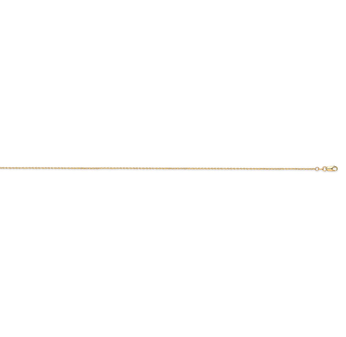 9ct Gold Classic Hollow Curb Chain - Robert Anthony Jewellers, Edinburgh