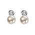 Pearl & Cz Earrings - Robert Anthony Jewellers, Edinburgh