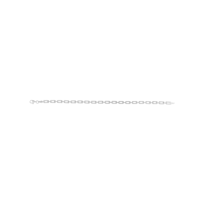 Rectangle Link Bracelet in 9ct White Gold - Robert Anthony Jewellers, Edinburgh