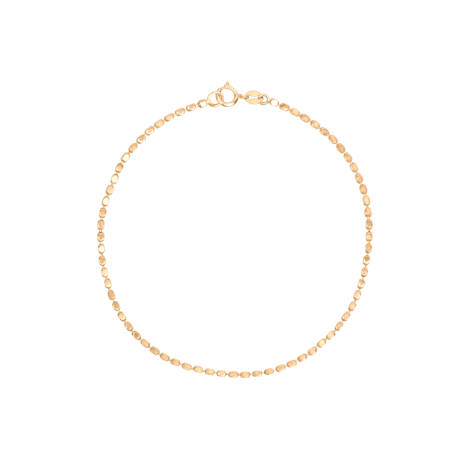 Diamond Cut Chain Bracelet in 9ct Yellow Gold - Robert Anthony Jewellers, Edinburgh