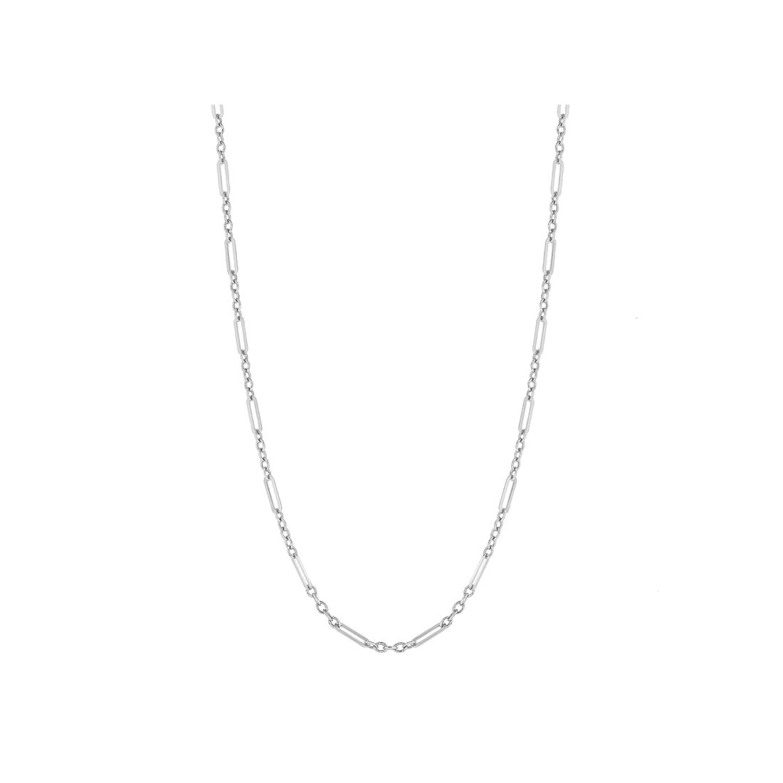 Multi-Link Chain Necklace in 9ct White Gold - Robert Anthony Jewellers, Edinburgh