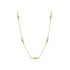 U Shape Link Station Necklace in 9ct Yellow Gold - Robert Anthony Jewellers, Edinburgh