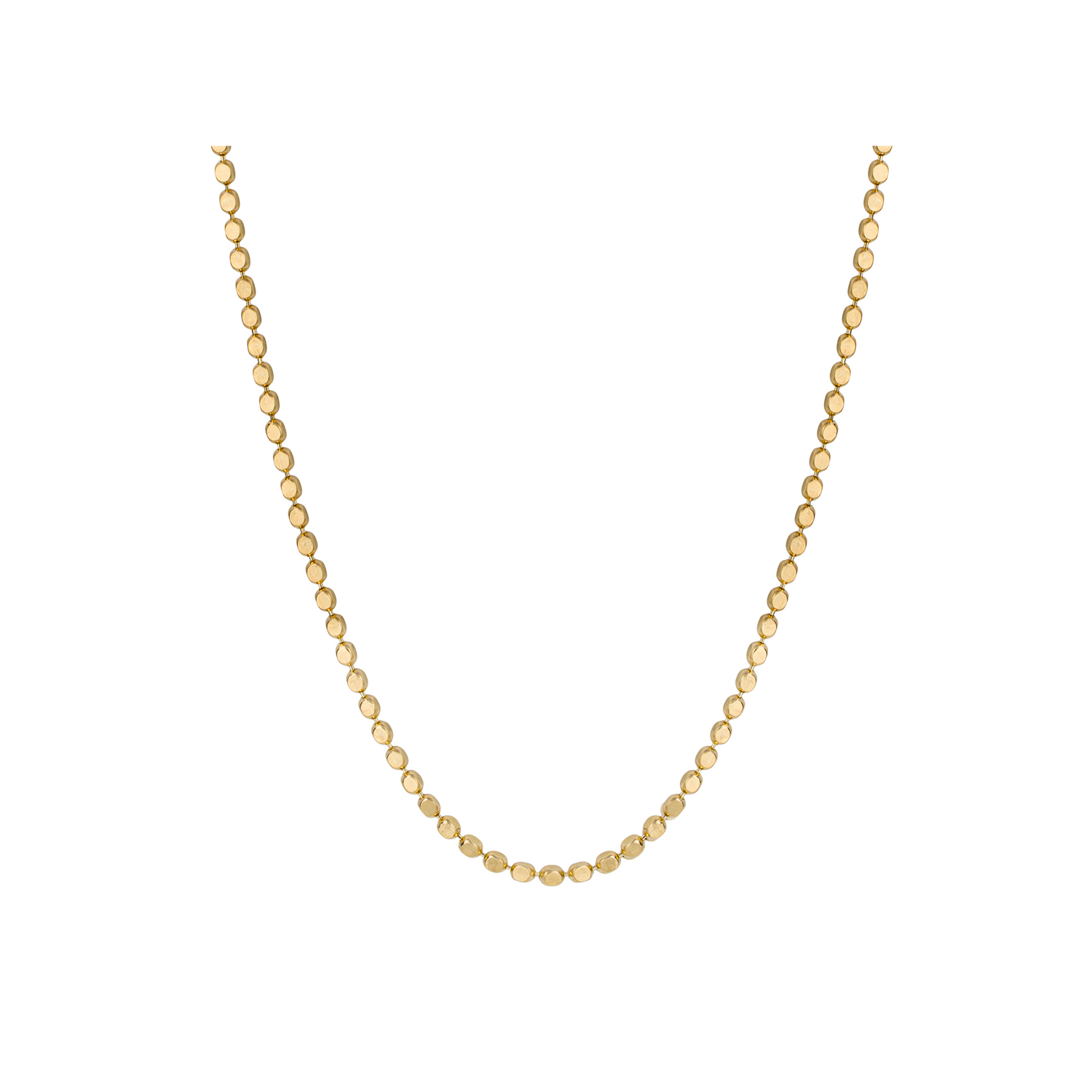 Diamond Cut Chain Necklace in 9ct Yellow Gold - Robert Anthony Jewellers, Edinburgh